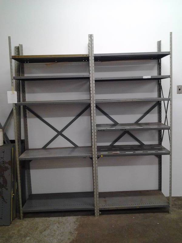Double Metal Shelf Unit