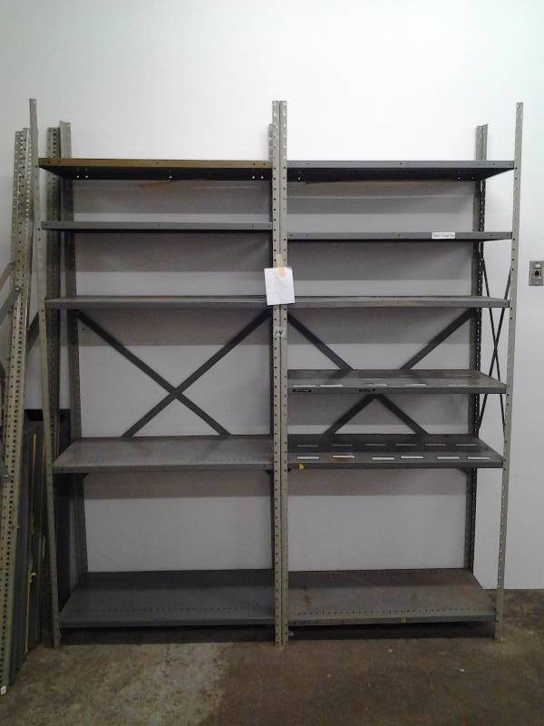 Double Metal Shelf Unit