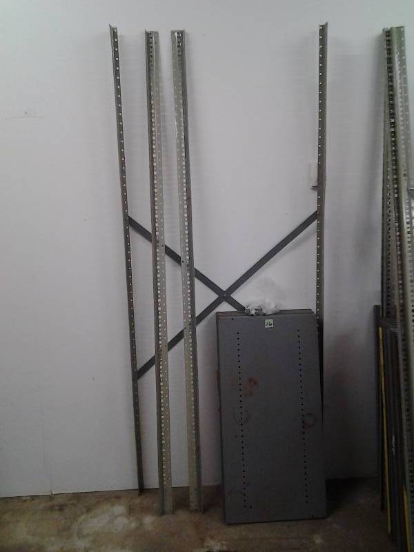 Single Metal Shelf Unit
