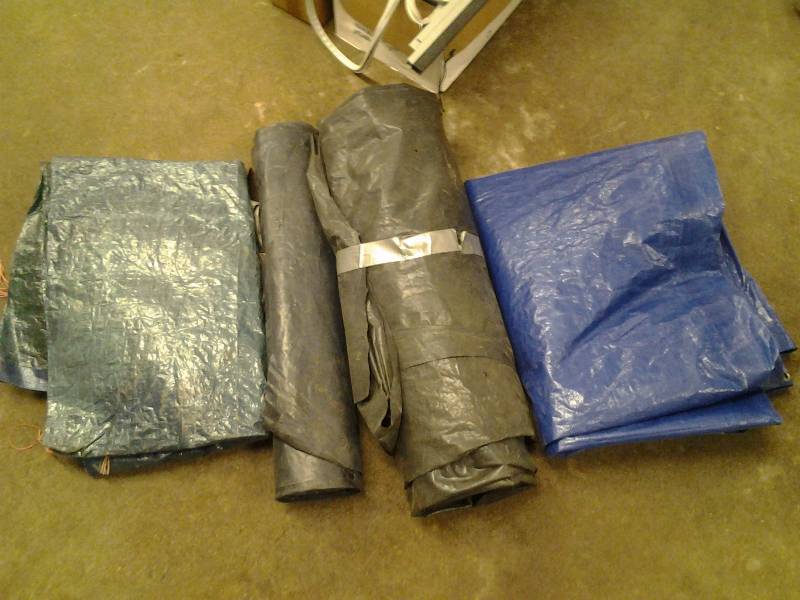 Tarps & Rolls Of Poly