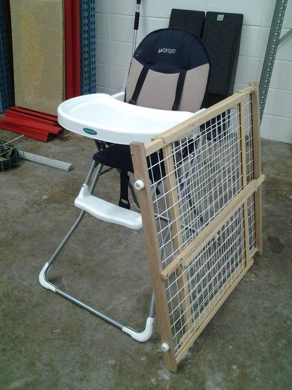 Adjustable Baby Gate & High Chair