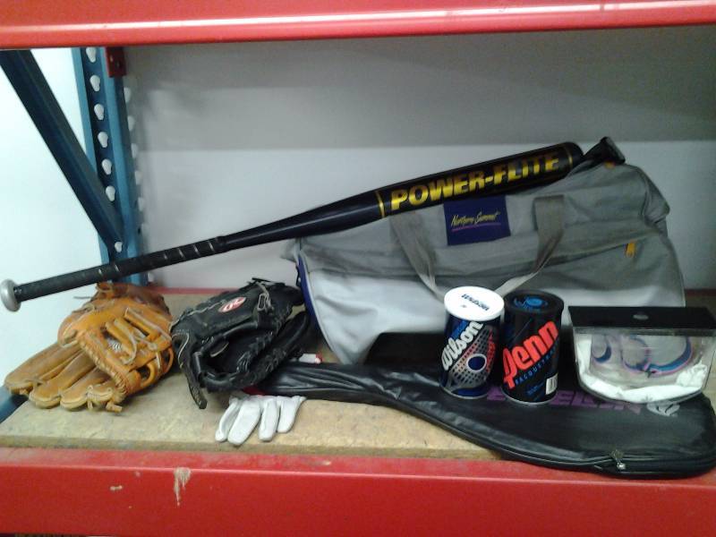 Lot Of Sports Equipment