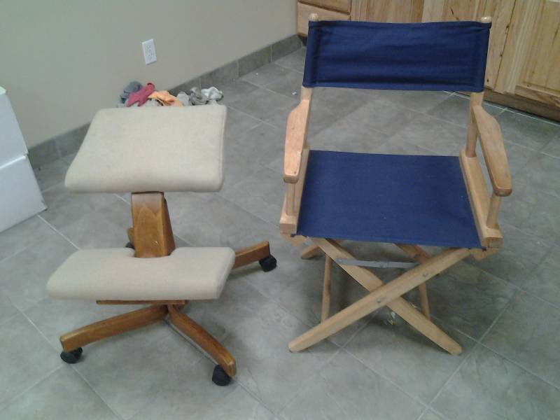 Directors Chair & Back Savers Chair