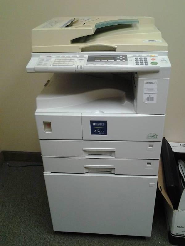 Ricoh Copier With Stand