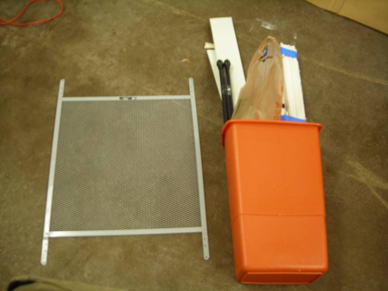Storm Door Screen Saver Grate, Assorted Window Blinds & Curtain Rods