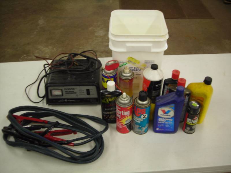 6-Volt12-Volt Charger, Jumper Cables, Auto Related