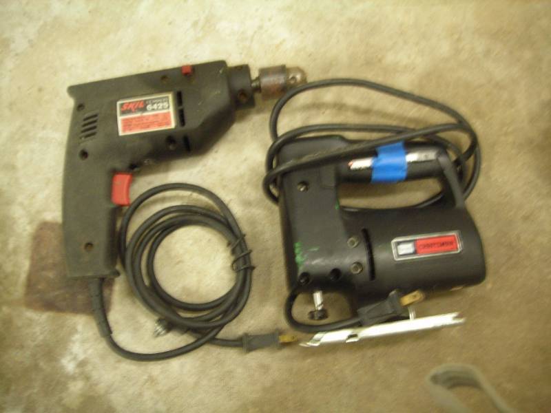 Skil 38 Drill, Craftsman Jigsaw (Work)