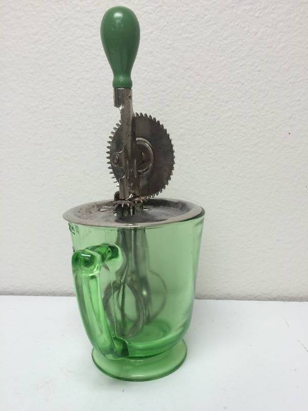 lot 26 image: Vintage Hand Mixer with Measuring Cup