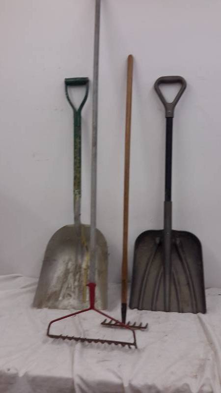 lot 42 image: Rakes and Shovels