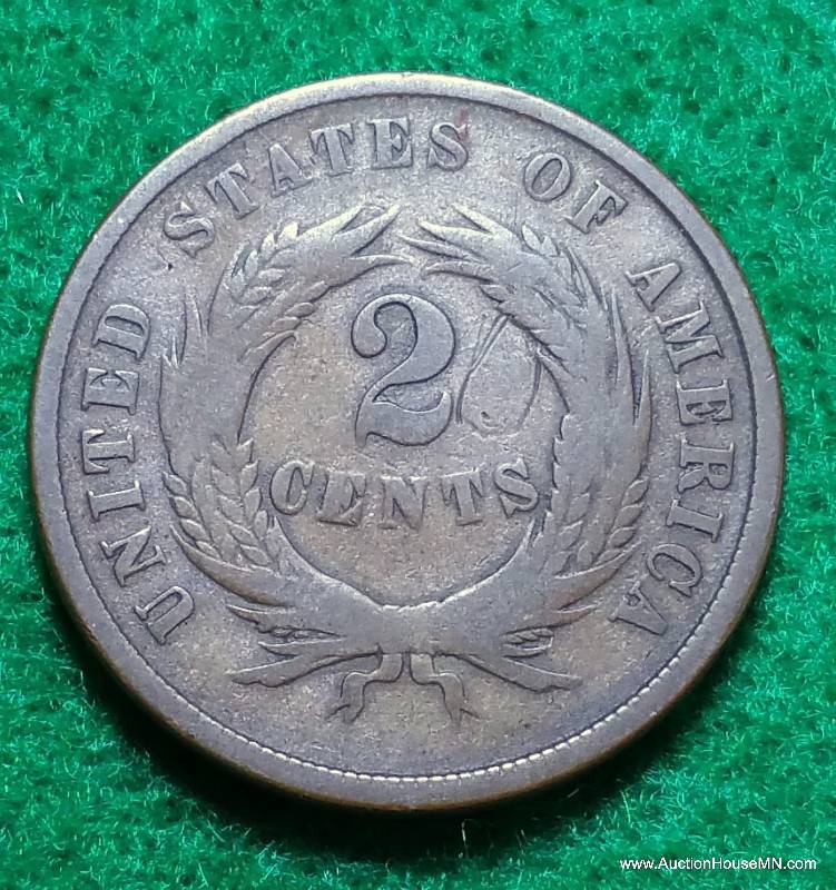 Civil War 1864 Two Cent Piece