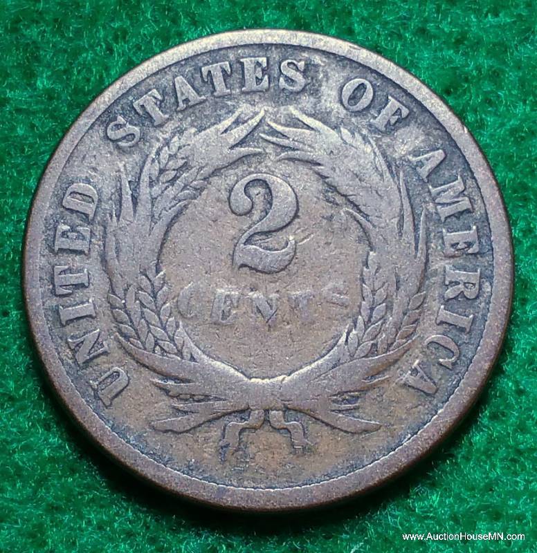 Civil War 1865 Two Cent Piece