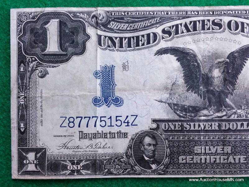 1899 Black Eagle $1 Silver Certificate Large Note