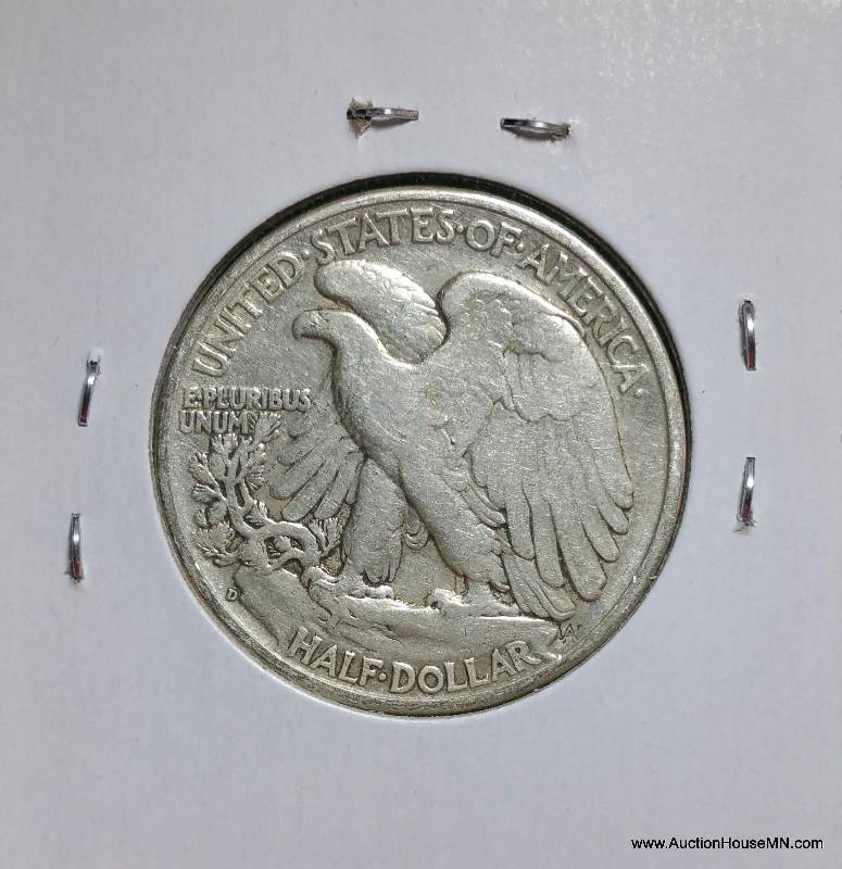 1941 D Walking Liberty Silver Half Dollar