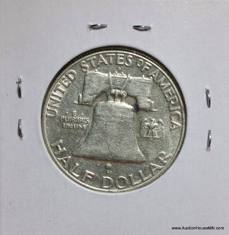 1961 D Franklin Silver Half Dollar