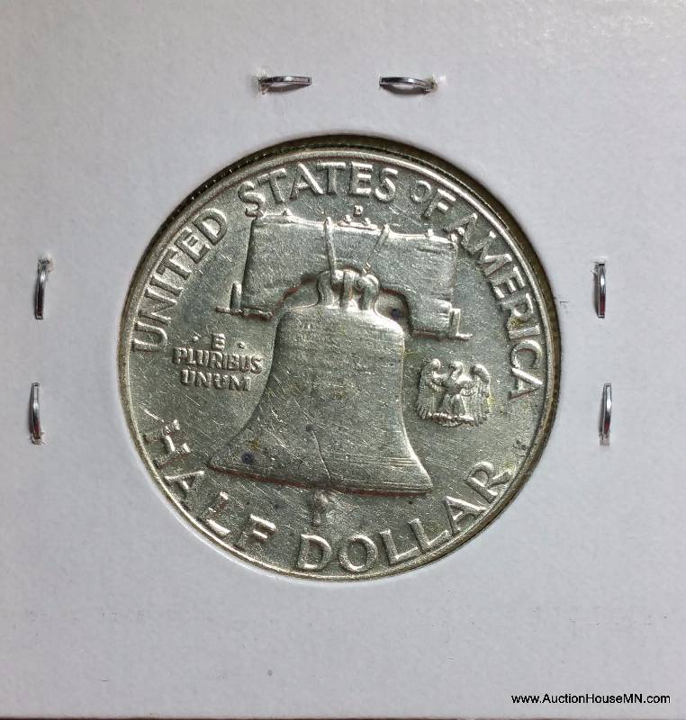 1962 D Franklin Silver Half Dollar