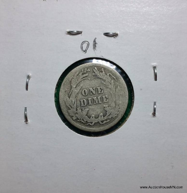 1910 Barber Silver Dime