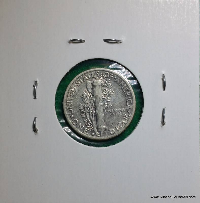 1945 D Mercury Silver Dime