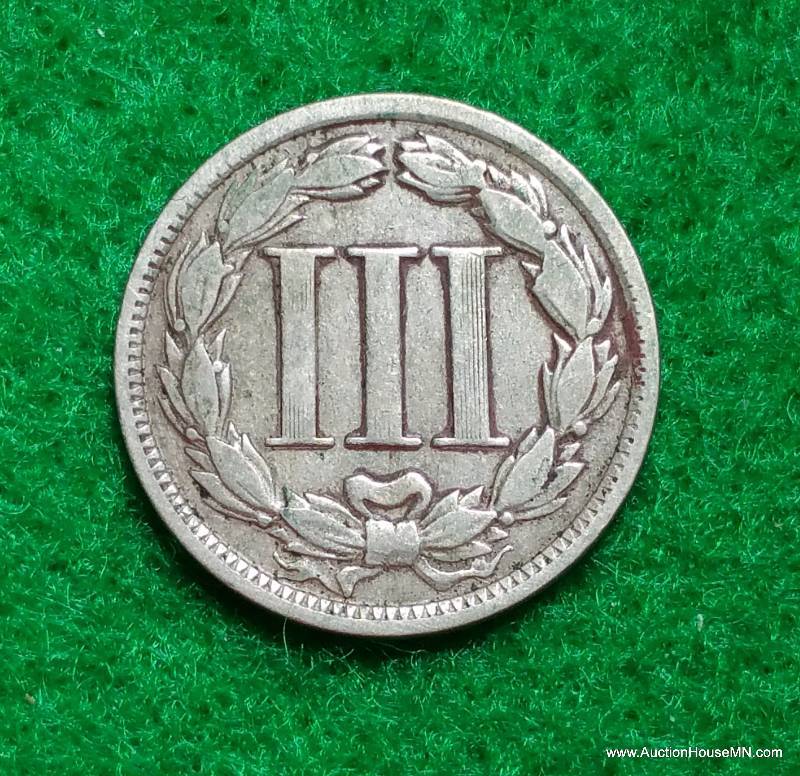 1869 Three Cent Nickel
