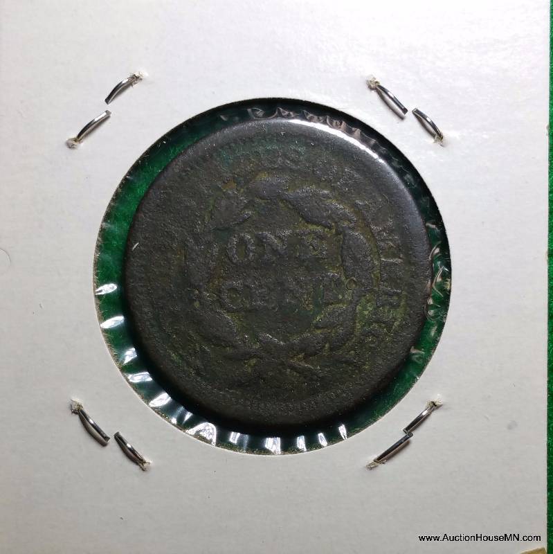 1850 Braided Hair Large Cent