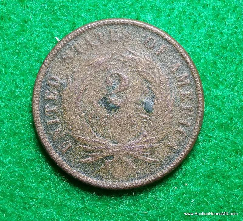 1871 Two Cent Piece - Better Date