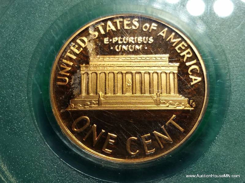 2003 S Proof Lincoln Cent - Graded PR 69 Red DCAM