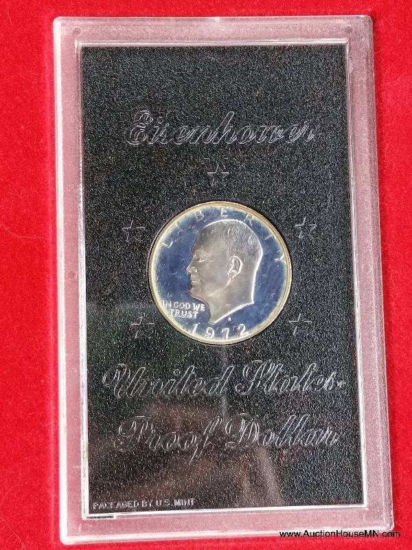 1972 Eisenhower Proof Silver Dollar