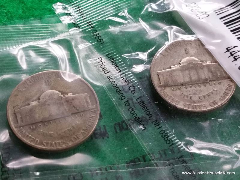 (5) Nickels, Silver War Nickels, Old Nickels