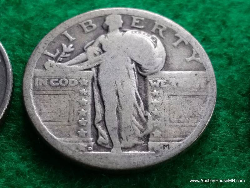 Standing Liberty Silver Quarter, Susan B Anthony Dollar, Etc.