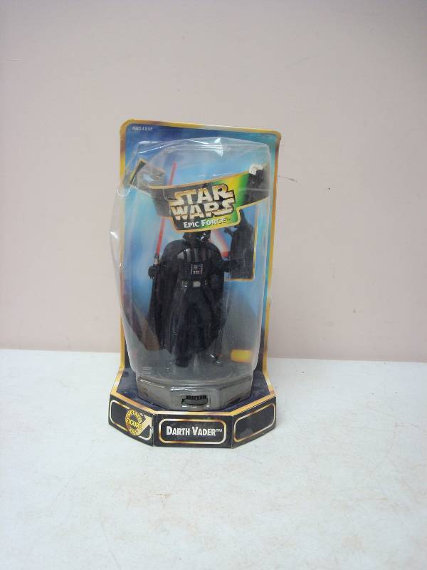 lot 20 image: Star Wars Epic Force Figure, Package May Show Wear, Darth Vader