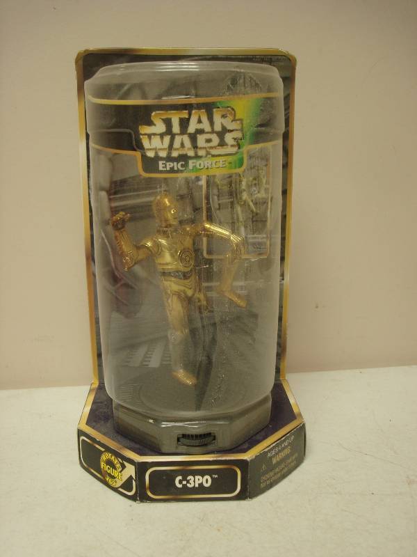 lot 23 image: Star Wars Epic Force Figure, Package May Show Wear, C3PO