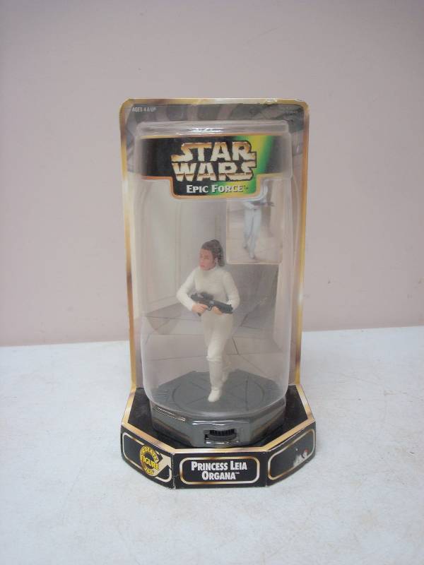 lot 24 image: Star Wars Epic Force Figure, Package May Show Wear, Princess Lea