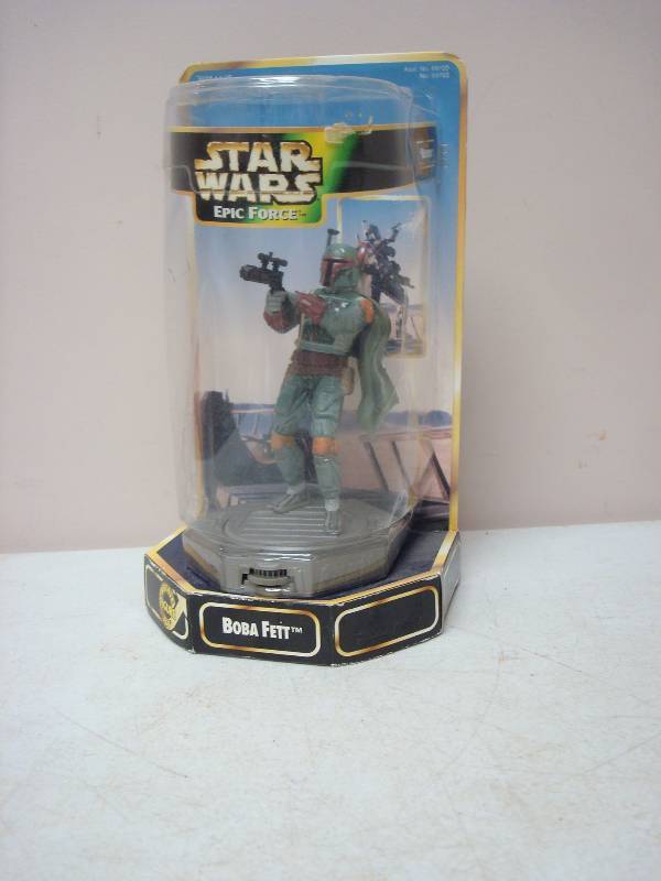 lot 25 image: Star Wars Epic Force Figure, Package May Show Wear, Boba Fett