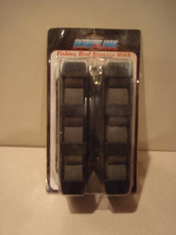 lot 68 image: Unused Fishing Pole Holding Rack