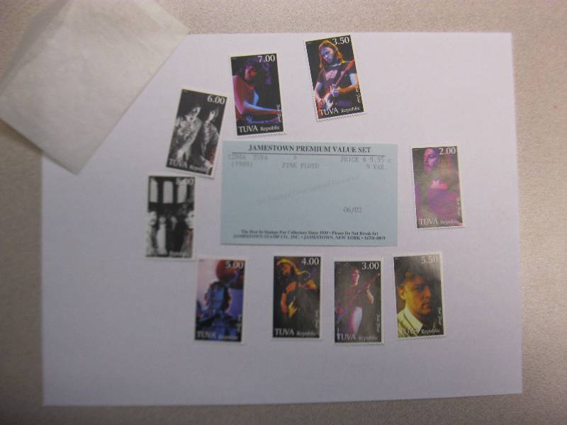 lot 96 image: Lot Of Pink Floyd Stamps