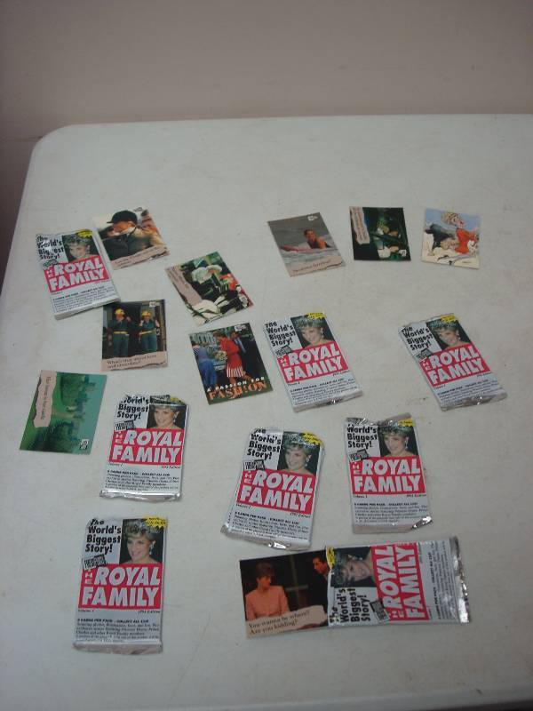 lot 114 image: Lot Of Princess Di Collector Cards, Packs Opened