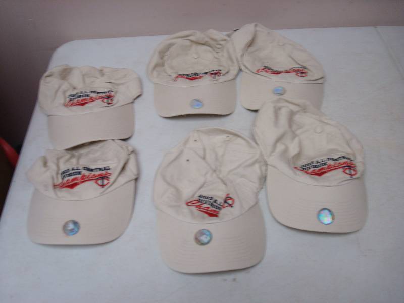 lot 115 image: Lot Of Minnesota Twins Hats, Flattened