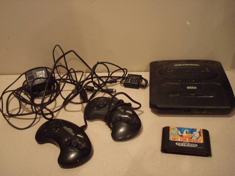 lot 123 image: Sega Genesis Video Game System, UNTESTED