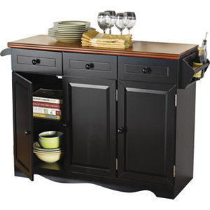Sideboard with 3 Cabinets and Drawers