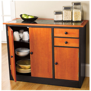 Tile-Top Buffet - CherryBlack