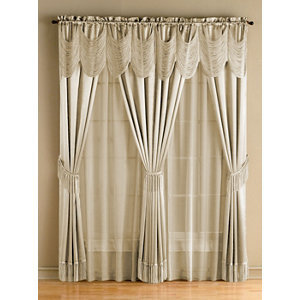Halley 56 x 63 6-pc. One Rod Drapery Set