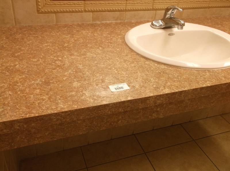 Bathroom Counter And Sink