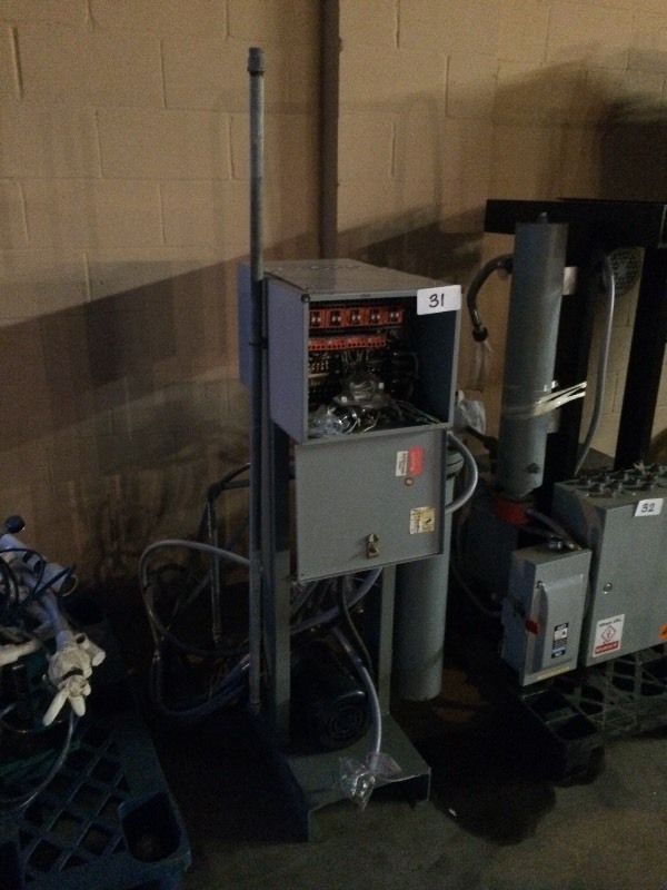 lot 31 image: Misc. electrical and pump