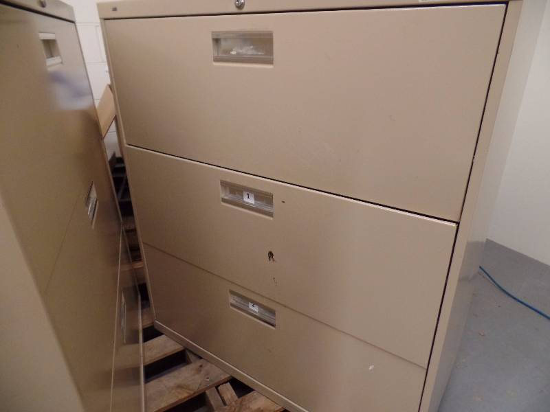 Two Lateral Filing Cabinets