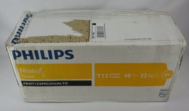 lot 19 image: Philips FB40T126 SPEC35 ALTO U-Bend FB40 Fluorescent Tube - 10 Bulbs