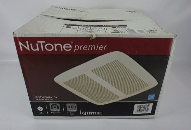 lot 28 image: NuTone Ultra Silent 110 CFM Ceiling Exhaust Bath Fan