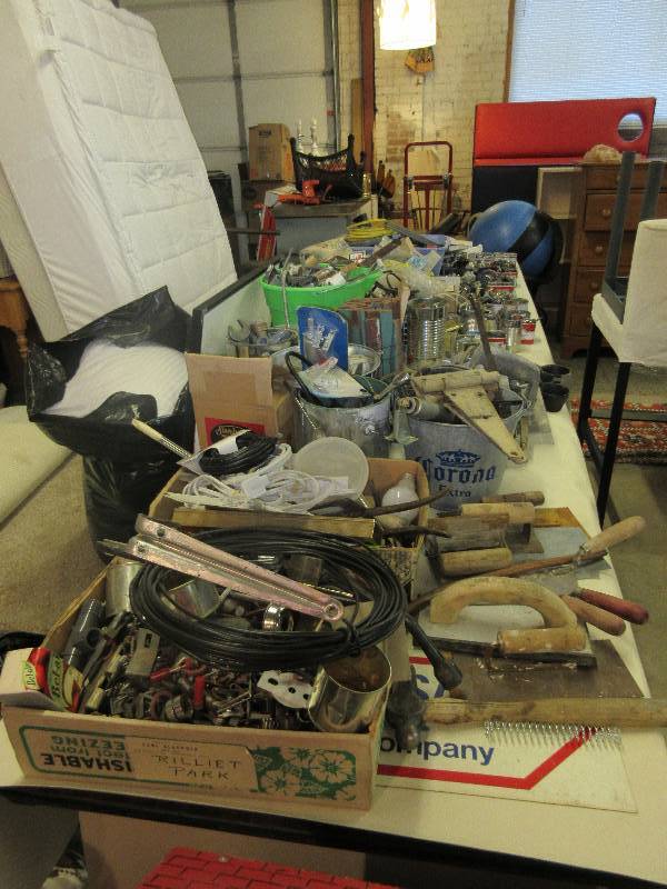 lot 21 image: Lot # 21 Tool  Hardware  MIsc Table