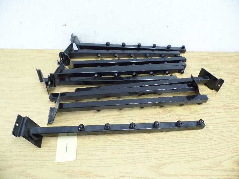 10 Waterfall Slatwall Hooks