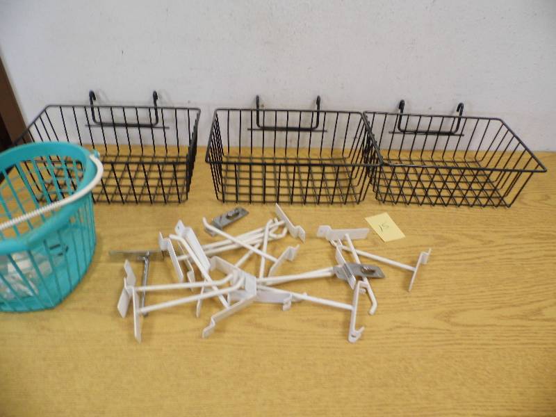 3 Gridwall Baskets