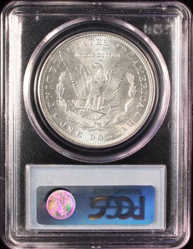 1896 MORGAN SILVER DOLLAR MS62 PCGS CERTIFIED
