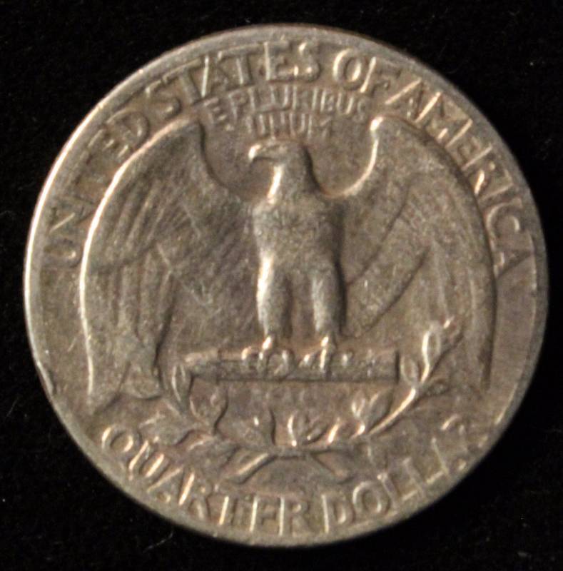 1954 WASHINGTON SILVER QUARTER XF